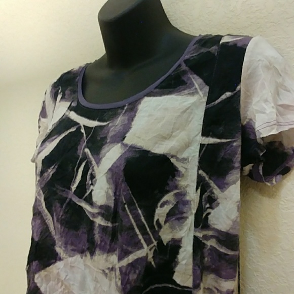 Simply Vera Vera Wang Abstract Top - Picture 2 of 8